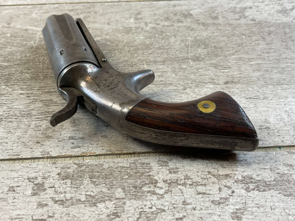 U.S. BACON ARMS CO .22LR PEPPERBOX REVOLVER, JAMES EARL JONES COLLECTION, ANTIQUE #5-10933