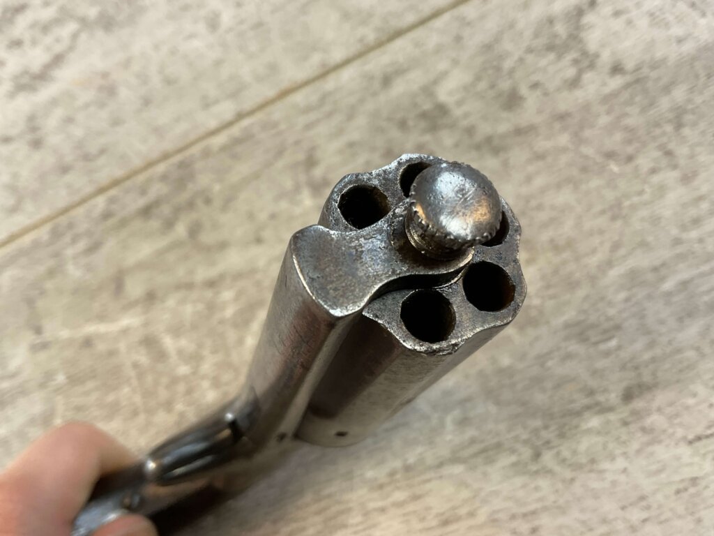 U.S. BACON ARMS CO .22LR PEPPERBOX REVOLVER, JAMES EARL JONES COLLECTION, ANTIQUE #5-10933