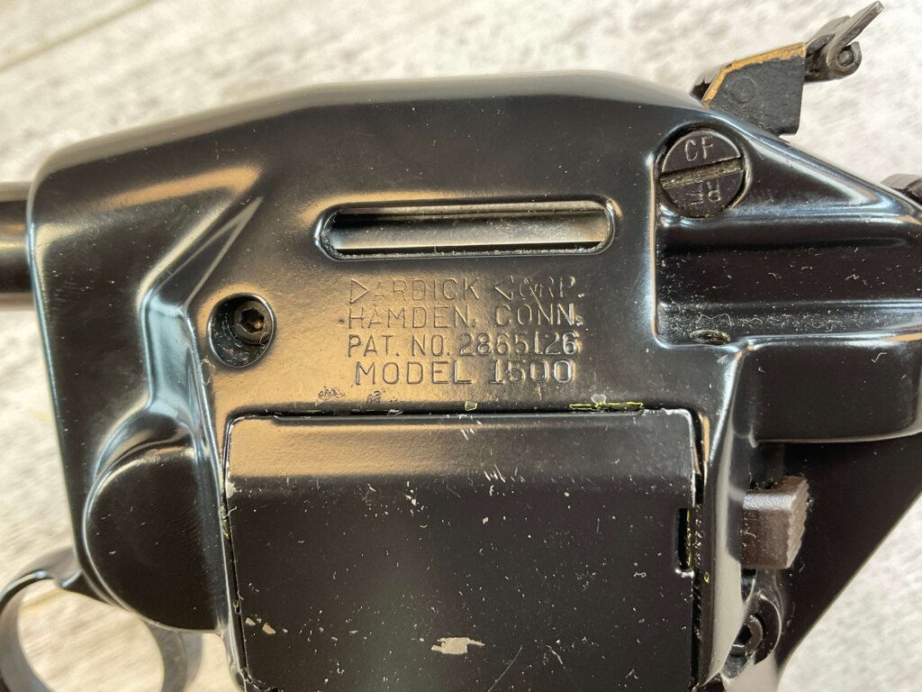 DARDICK MODEL 1500 .38 SPL SEMI AUTO REVOLVER, JAMES EARL JONES COLLECTION, RARE #5-10934