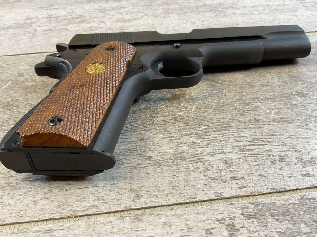 COLT GOVT MODEL 1911A1 9MM STEYR SEMI AUTO PISTOL, JAMES EARL JONES COLLECTION #5-10936