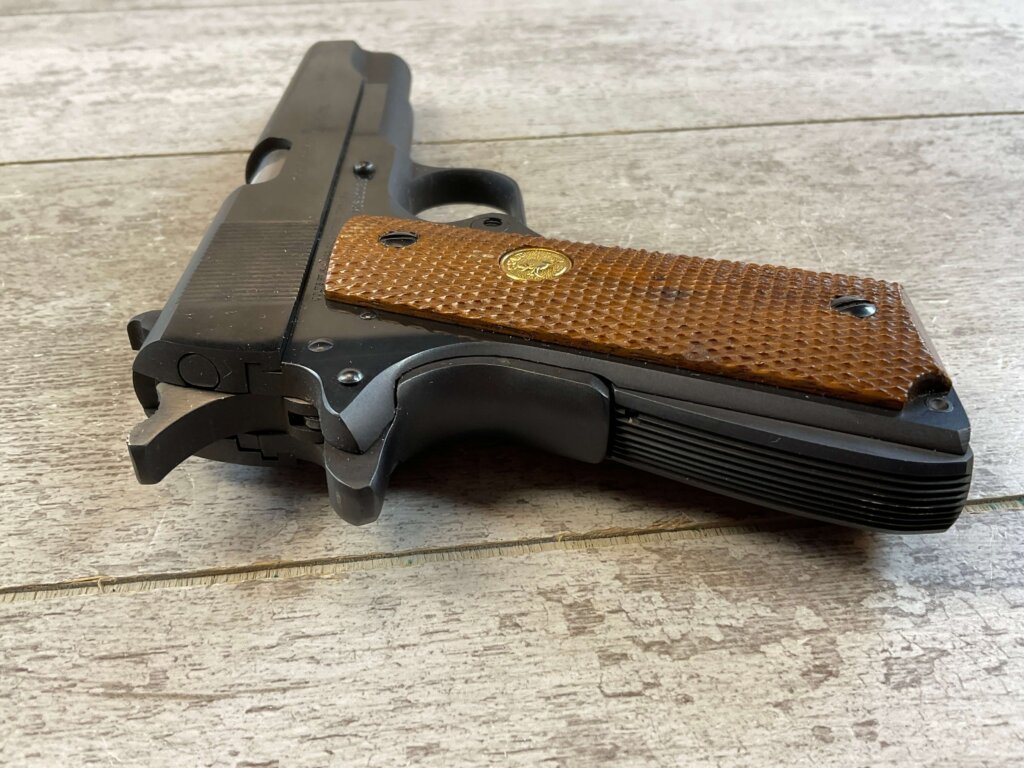 COLT GOVT MODEL 1911A1 9MM STEYR SEMI AUTO PISTOL, JAMES EARL JONES COLLECTION #5-10936