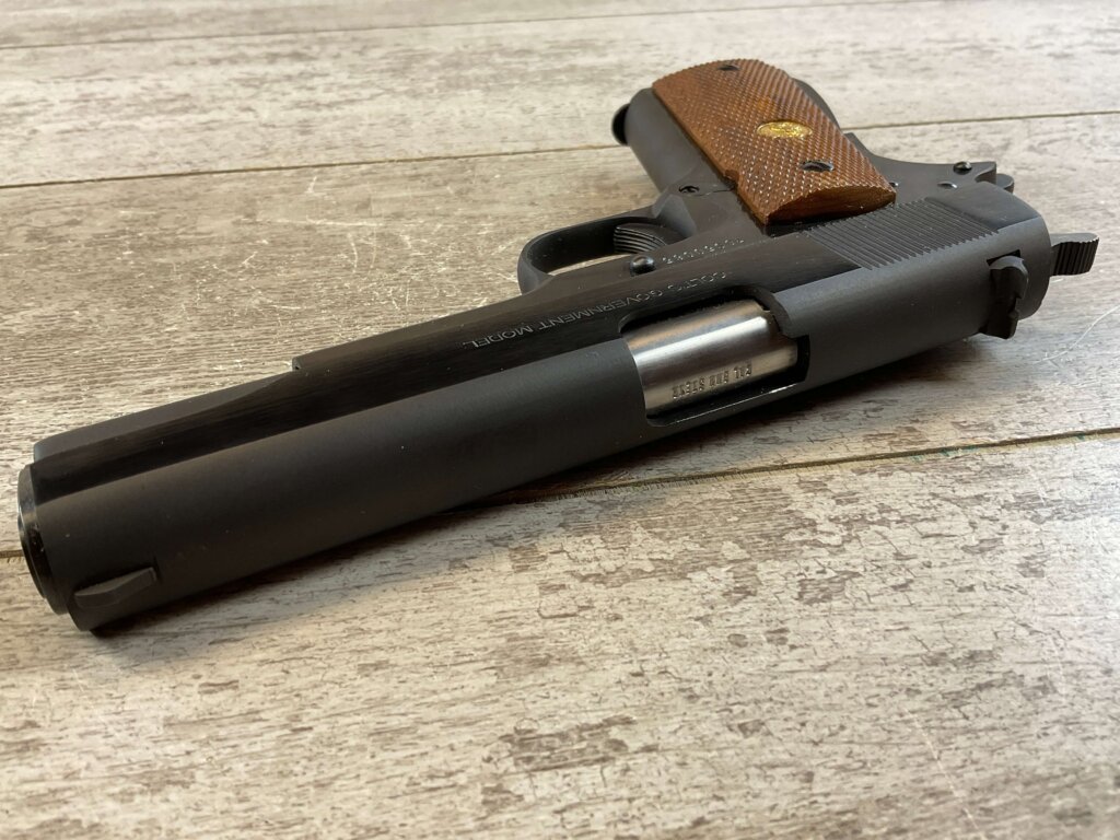 COLT GOVT MODEL 1911A1 9MM STEYR SEMI AUTO PISTOL, JAMES EARL JONES COLLECTION #5-10936