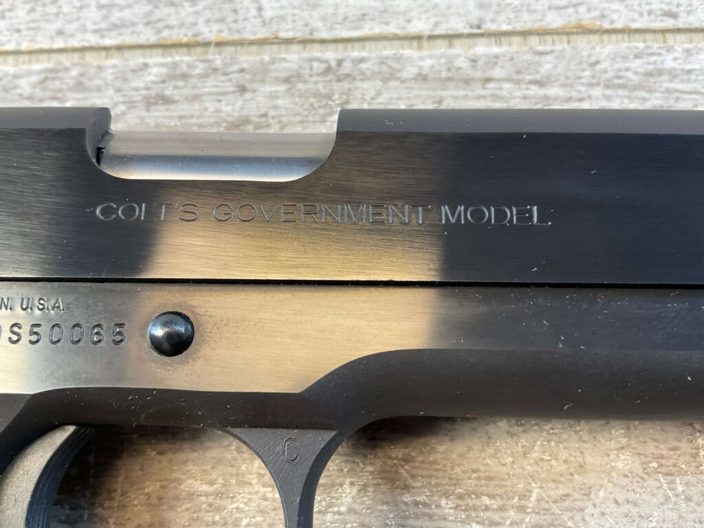 COLT GOVT MODEL 1911A1 9MM STEYR SEMI AUTO PISTOL, JAMES EARL JONES COLLECTION #5-10936