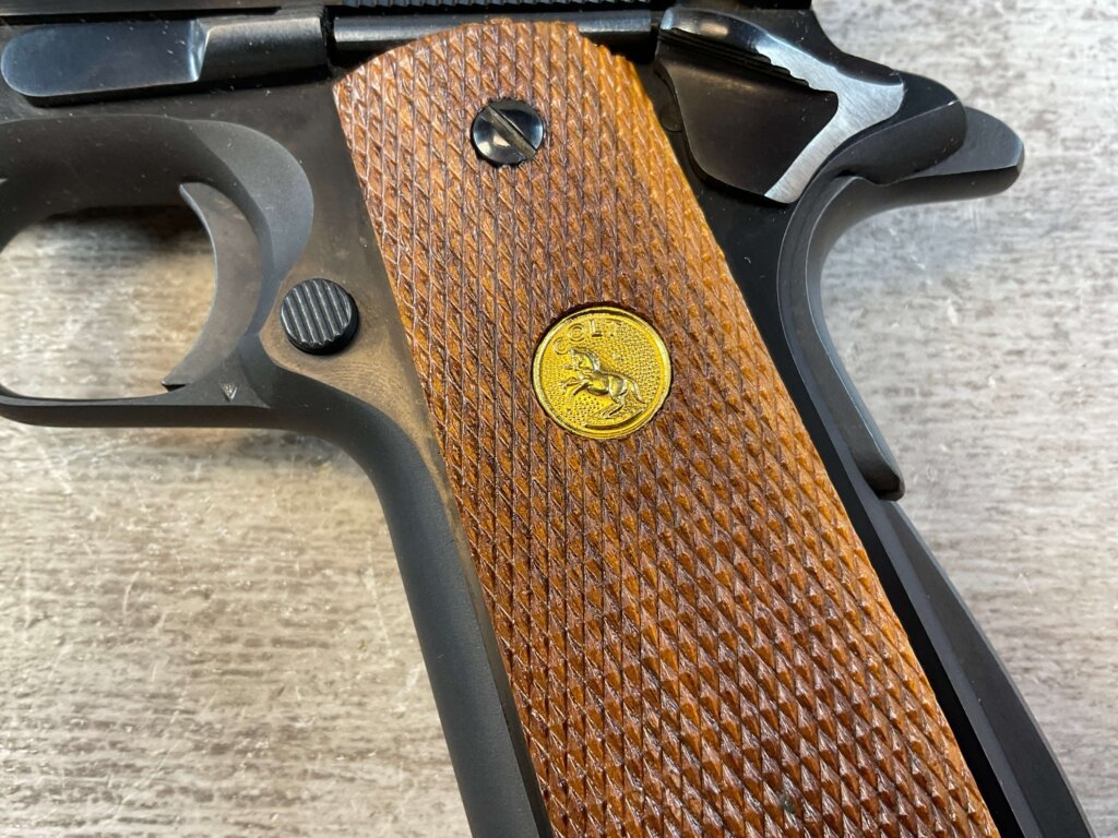 COLT GOVT MODEL 1911A1 9MM STEYR SEMI AUTO PISTOL, JAMES EARL JONES COLLECTION #5-10936