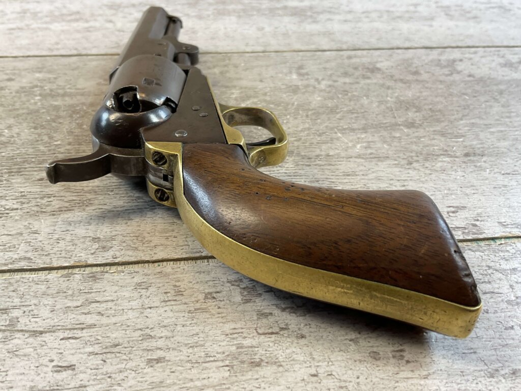 COLT 1849 STAGE COACH .31 CAL ANTIQUE REVOLVER, 1852 MFR, JAMES EARL JONES COLLECTION, ANTIQUE #5-10940