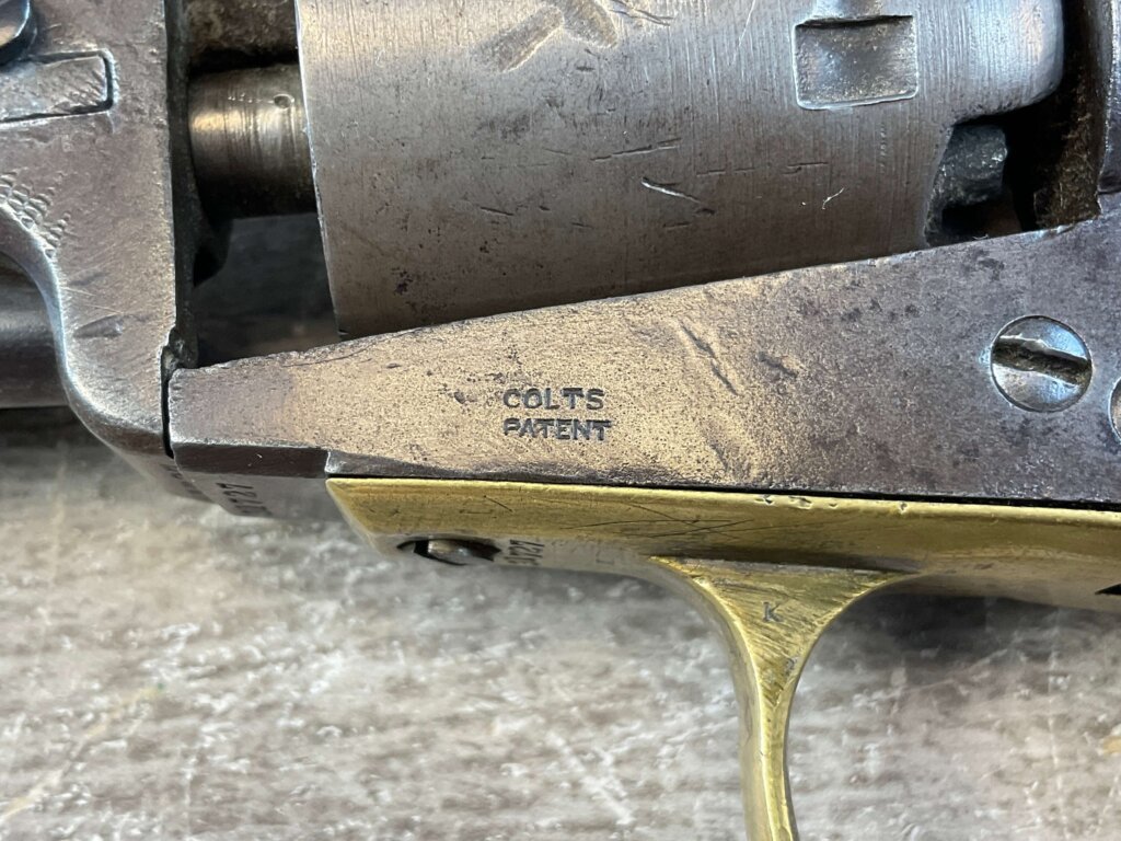 COLT 1849 STAGE COACH .31 CAL ANTIQUE REVOLVER, 1852 MFR, JAMES EARL JONES COLLECTION, ANTIQUE #5-10940