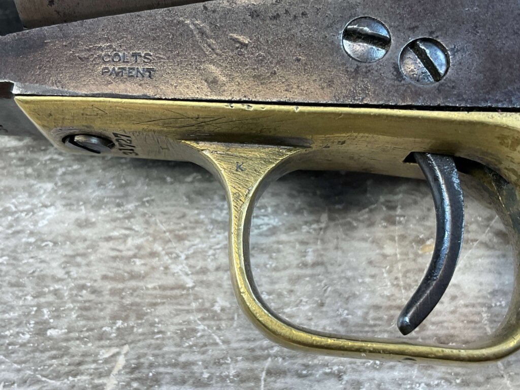 COLT 1849 STAGE COACH .31 CAL ANTIQUE REVOLVER, 1852 MFR, JAMES EARL JONES COLLECTION, ANTIQUE #5-10940