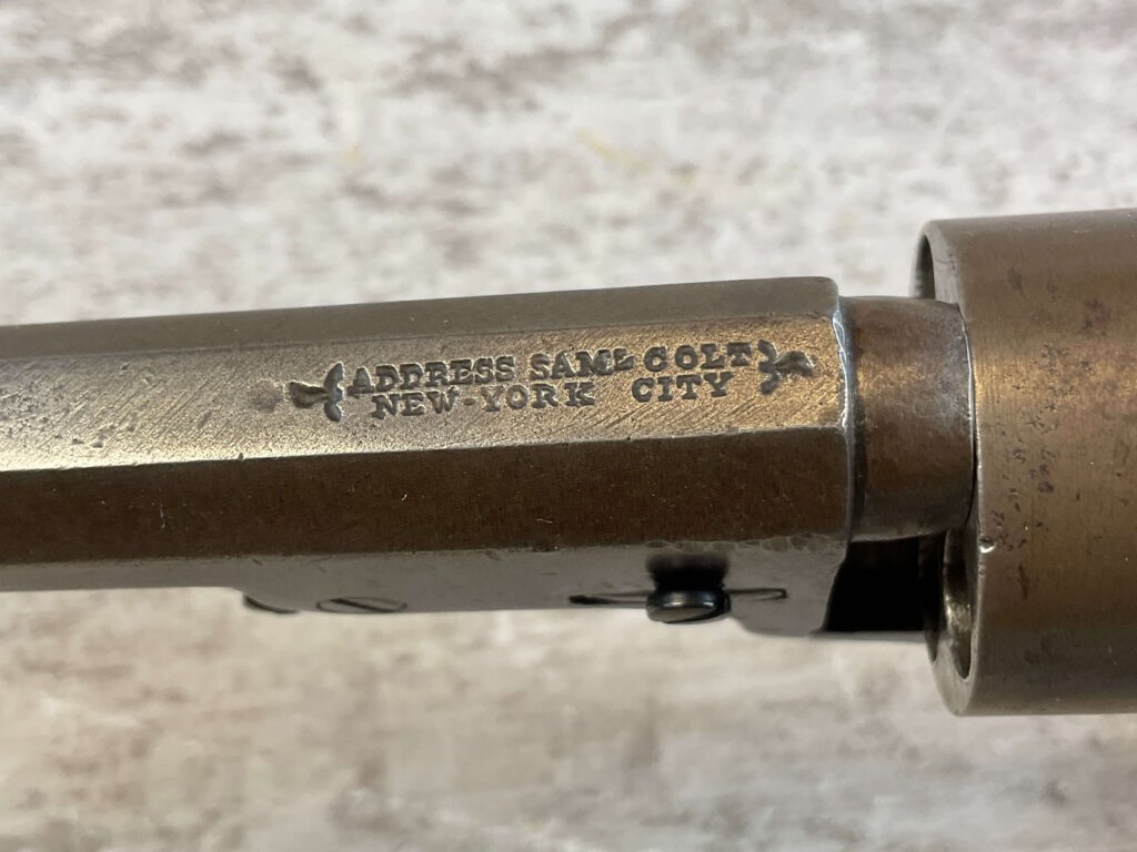 COLT 1849 STAGE COACH .31 CAL ANTIQUE REVOLVER, 1852 MFR, JAMES EARL JONES COLLECTION, ANTIQUE #5-10940