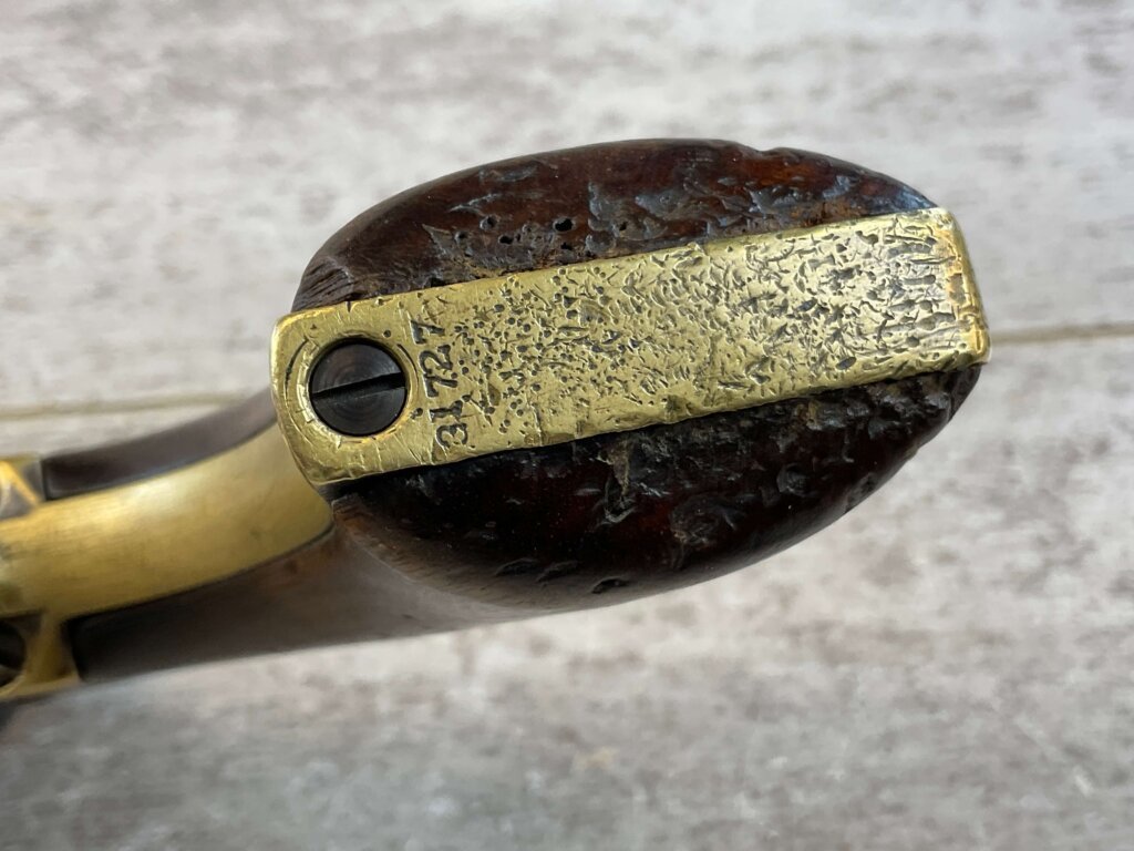 COLT 1849 STAGE COACH .31 CAL ANTIQUE REVOLVER, 1852 MFR, JAMES EARL JONES COLLECTION, ANTIQUE #5-10940