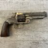 ORIGINAL US SMITH & WESSON NICKEL ANTIQUE REVOLVER, JAMES EARL JONES COLLECTION, ANTIQUE #5-10942