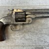 ORIGINAL US SMITH & WESSON NICKEL ANTIQUE REVOLVER, JAMES EARL JONES COLLECTION, ANTIQUE #5-10942