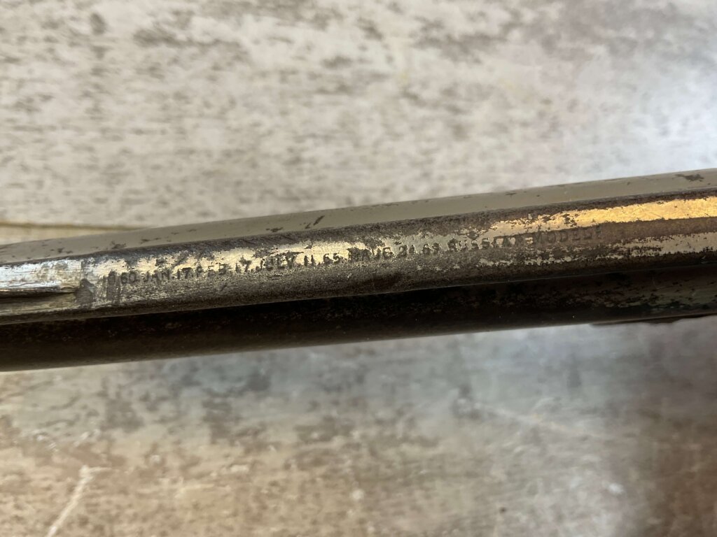 ORIGINAL US SMITH & WESSON NICKEL ANTIQUE REVOLVER, JAMES EARL JONES COLLECTION, ANTIQUE #5-10942