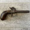 BELGIAN .36 CAL DOUBLE BARREL PERCUSSION PISTOL, JAMES EARL JONES COLLECTION, ANTIQUE #5-10944