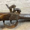 BELGIAN .36 CAL DOUBLE BARREL PERCUSSION PISTOL, JAMES EARL JONES COLLECTION, ANTIQUE #5-10944