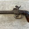 BELGIAN .36 CAL DOUBLE BARREL PERCUSSION PISTOL, JAMES EARL JONES COLLECTION, ANTIQUE #5-10944
