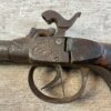 BELGIAN .36 CAL DOUBLE BARREL PERCUSSION PISTOL, JAMES EARL JONES COLLECTION, ANTIQUE #5-10944