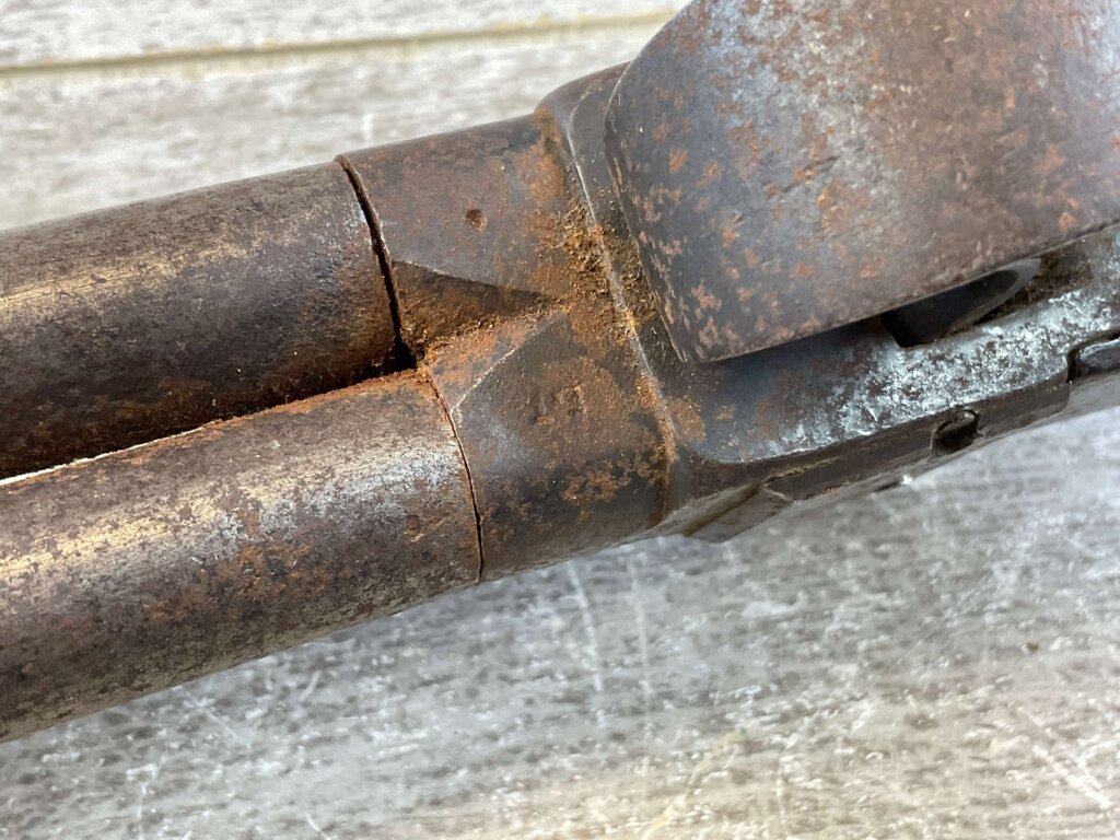 BELGIAN .36 CAL DOUBLE BARREL PERCUSSION PISTOL, JAMES EARL JONES COLLECTION, ANTIQUE #5-10944