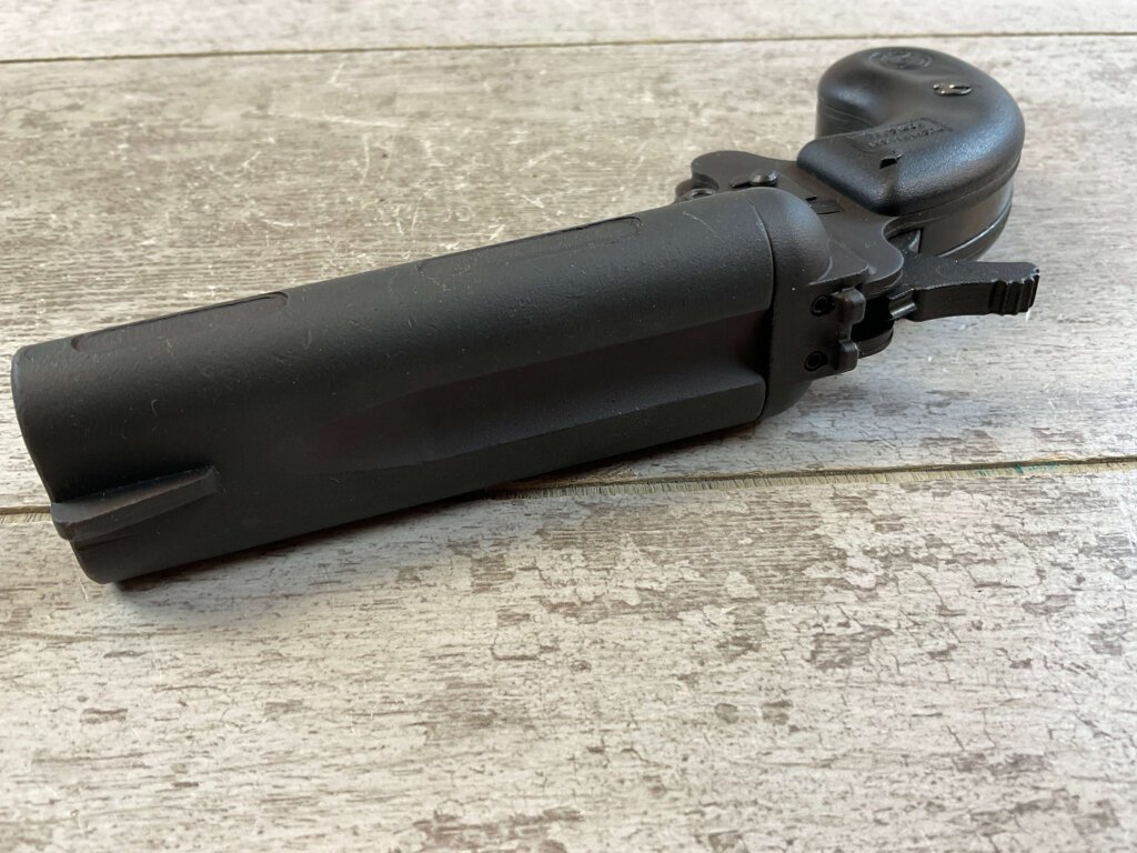 LEINAD / COBRAY MODEL DD DOUBLE BARREL BLACK POWDER .410/.45LC PISTOL, JAMES EARL JONES COLLECTION, ANTIQUE #5-10938