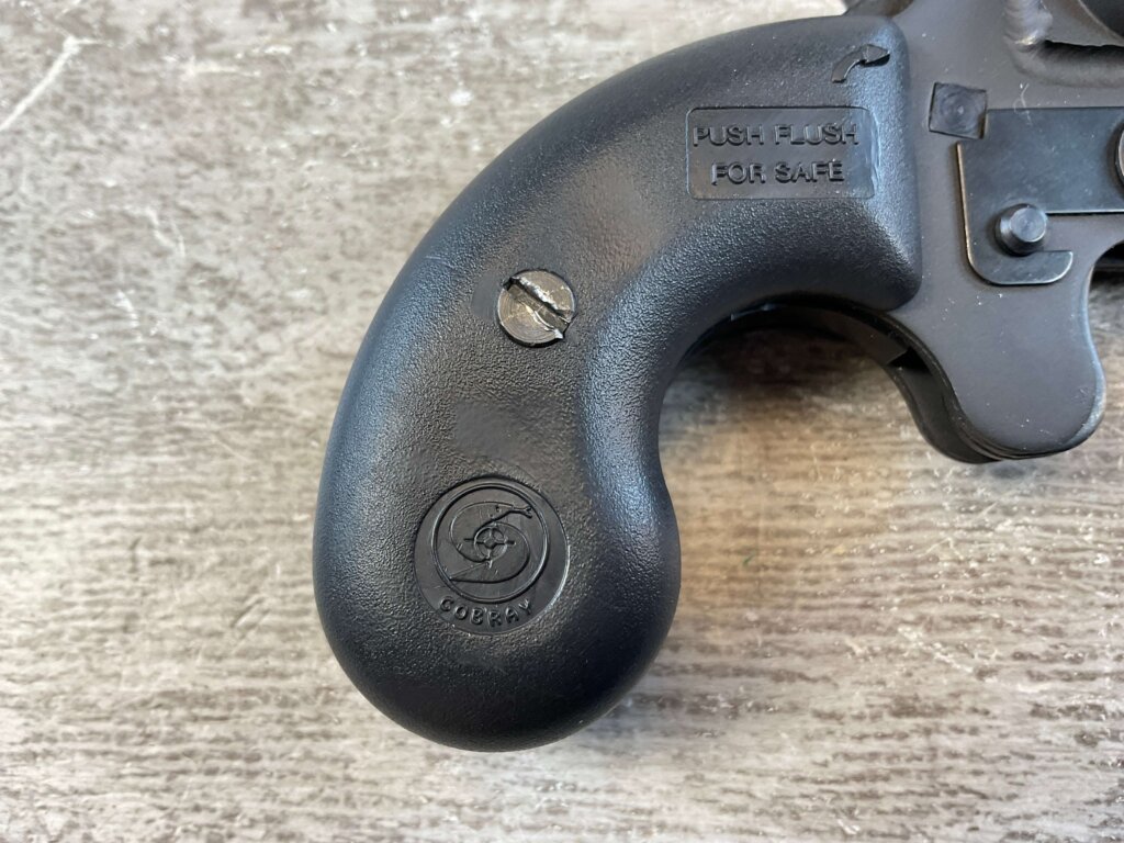 LEINAD / COBRAY MODEL DD DOUBLE BARREL BLACK POWDER .410/.45LC PISTOL, JAMES EARL JONES COLLECTION, ANTIQUE #5-10938