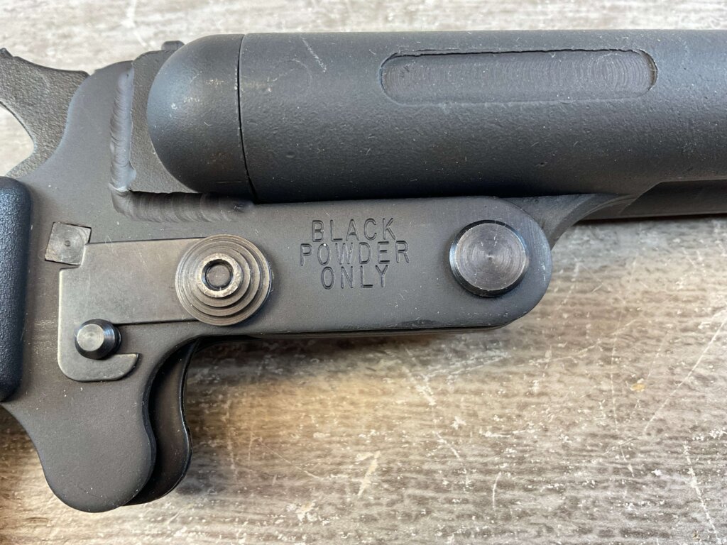 LEINAD / COBRAY MODEL DD DOUBLE BARREL BLACK POWDER .410/.45LC PISTOL, JAMES EARL JONES COLLECTION, ANTIQUE #5-10938