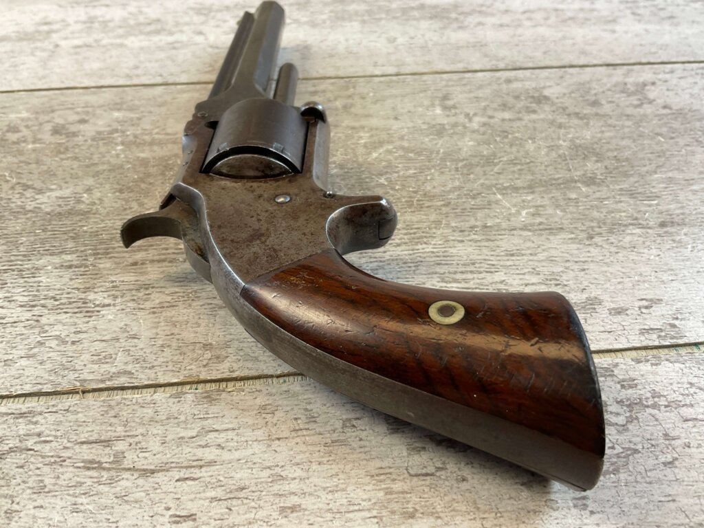 SMITH & WESSON S&W MODEL #2 OLD MODEL .32 RF REVOLVER, CIVIL WAR, JAMES EARL JONES COLLECTION, ANTIQUE #5-10947