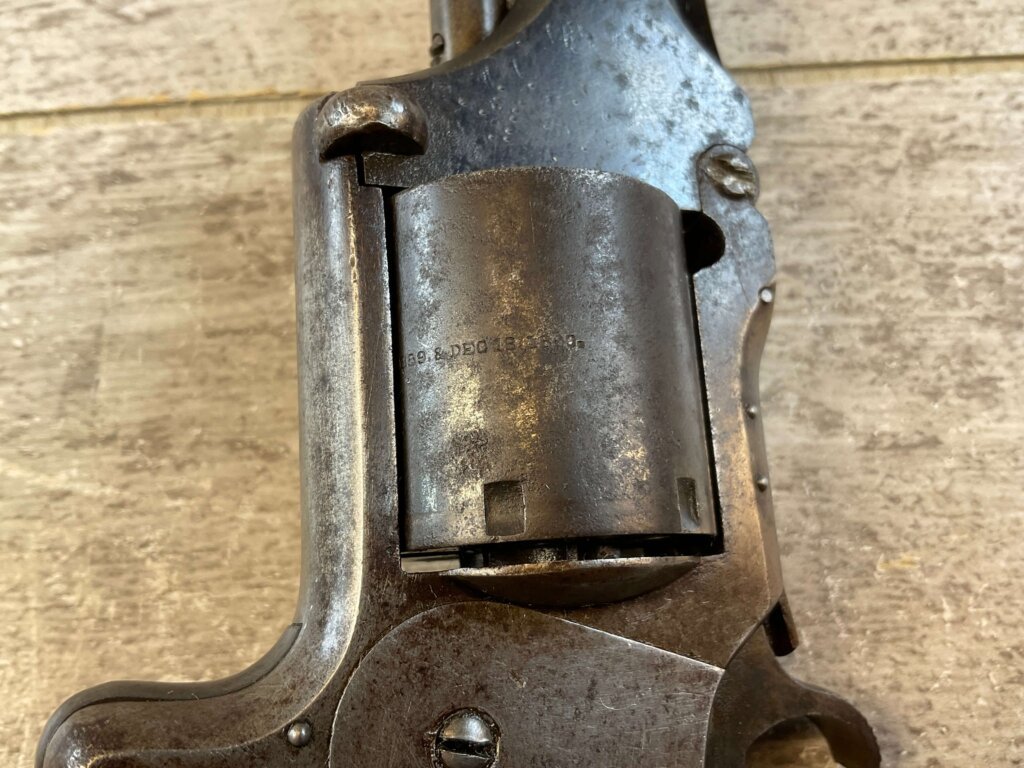 SMITH & WESSON S&W MODEL #2 OLD MODEL .32 RF REVOLVER, CIVIL WAR, JAMES EARL JONES COLLECTION, ANTIQUE #5-10947