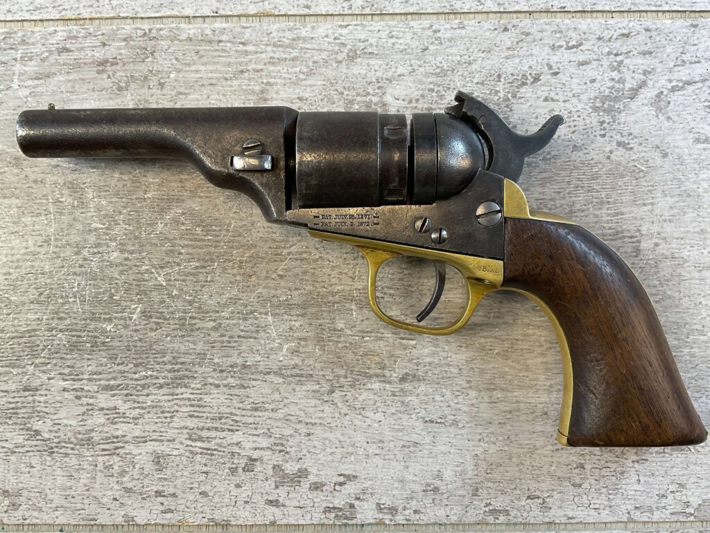 COLT MODEL 62 NAVY CONVERSION .38 CAL ANTIQUE POCKET REVOLVER, JAMES EARL JONES COLLECTION #5-10948