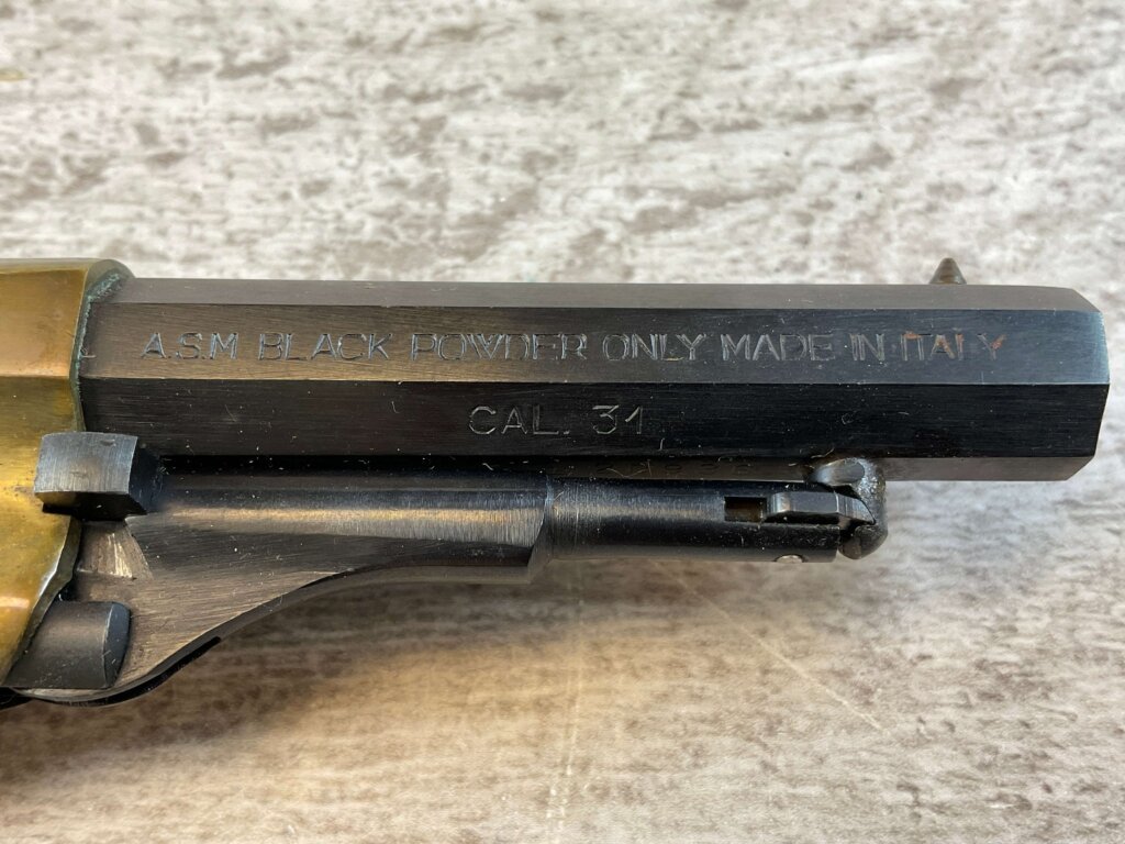 CVA 1863 REMINGTON .31 CAL PERCUSSION POCKET REVOLVER, JAMES EARL JONES COLLECTION #5-10949