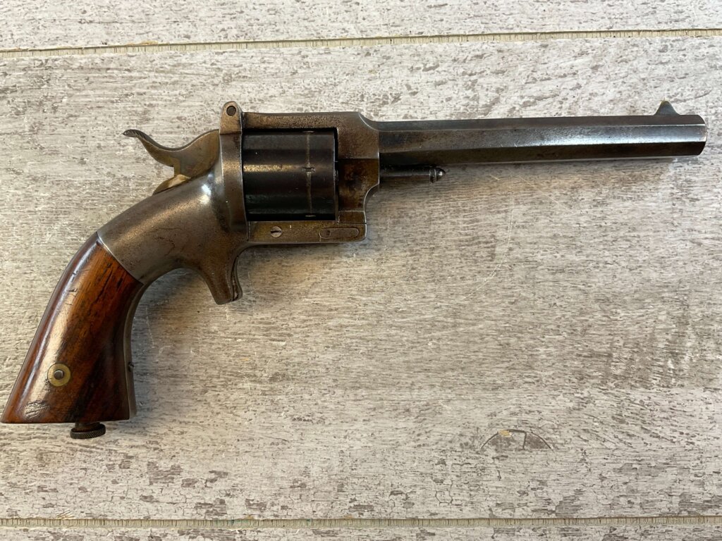 SMITH & WESSON S&W LUCIUS W. POND SINGLE ACTION .32RF POCKET REVOLVER, CIVIL WAR ERA, JAMES EARL JONES COLLECTION, RARE #5-10952