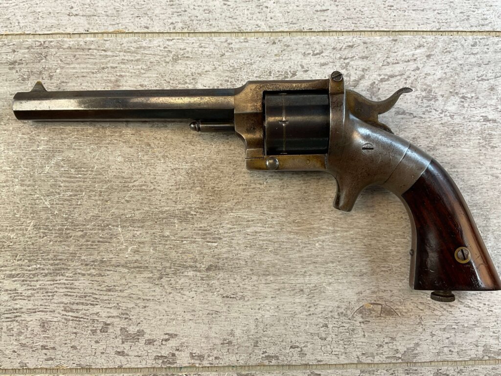 SMITH & WESSON S&W LUCIUS W. POND SINGLE ACTION .32RF POCKET REVOLVER, CIVIL WAR ERA, JAMES EARL JONES COLLECTION, RARE #5-10952