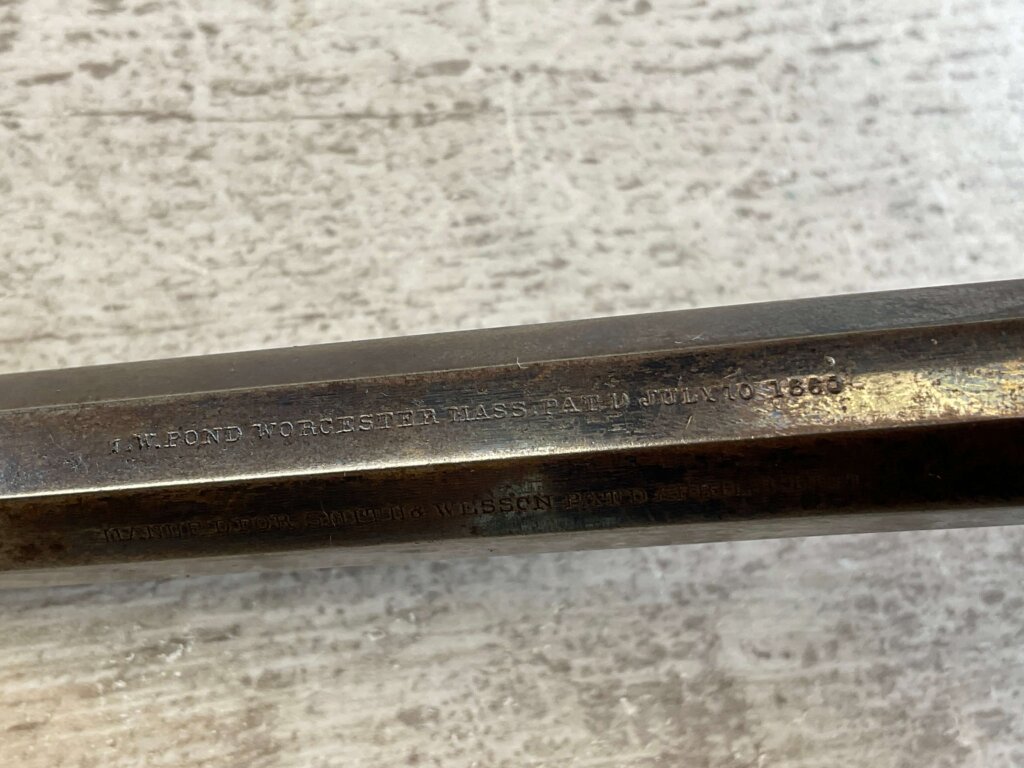 SMITH & WESSON S&W LUCIUS W. POND SINGLE ACTION .32RF POCKET REVOLVER, CIVIL WAR ERA, JAMES EARL JONES COLLECTION, RARE #5-10952