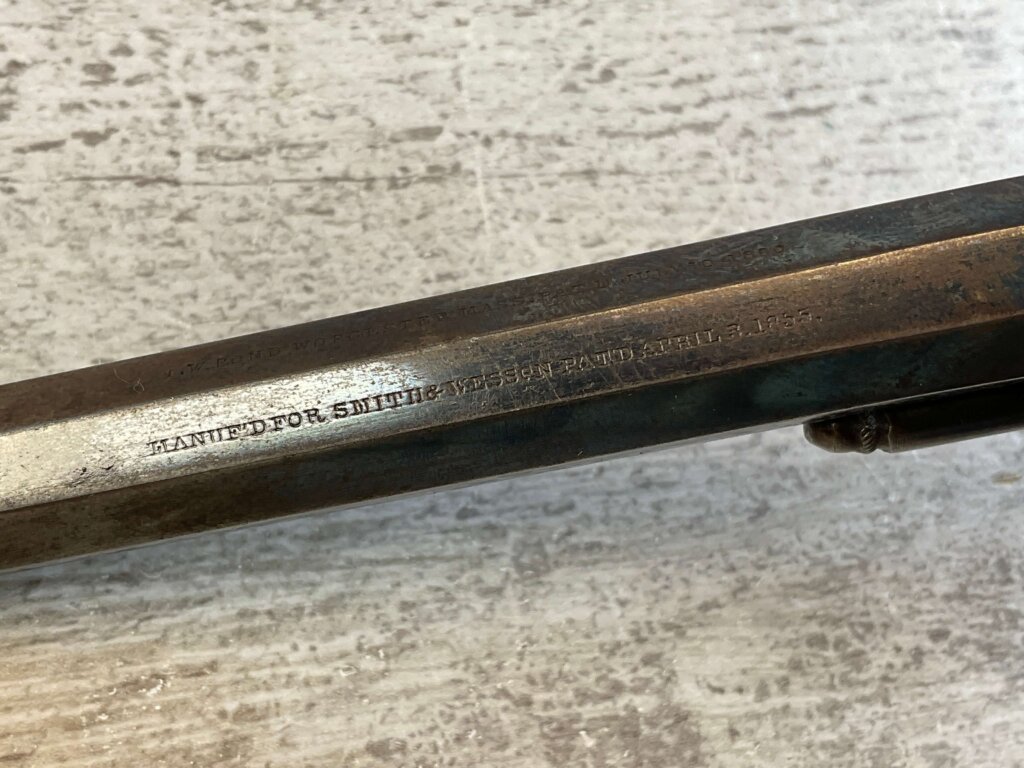 SMITH & WESSON S&W LUCIUS W. POND SINGLE ACTION .32RF POCKET REVOLVER, CIVIL WAR ERA, JAMES EARL JONES COLLECTION, RARE #5-10952