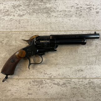 F. LLIPIETTA LEMAT CAVALRY BLACK POWDER .44 CAL W/20GA BARREL REVOLVER, NEW NEVER FIRED, JAMES EARL JONES COLLECTION #5-10953