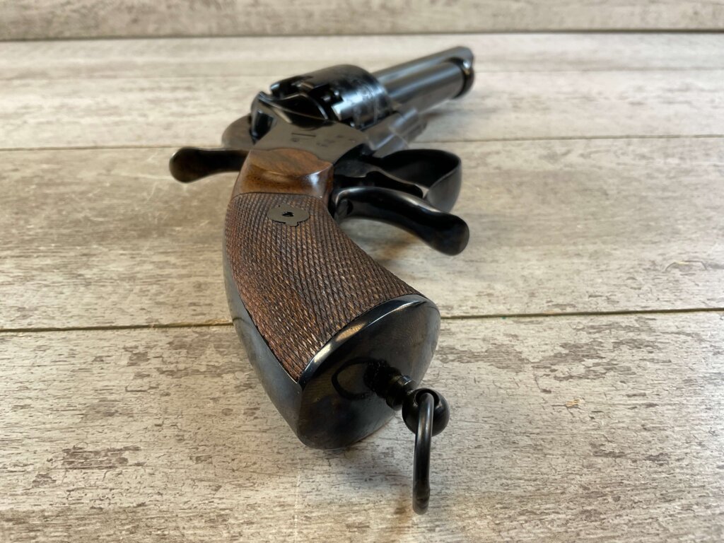 F. LLIPIETTA LEMAT CAVALRY BLACK POWDER .44 CAL W/20GA BARREL REVOLVER, NEW NEVER FIRED, JAMES EARL JONES COLLECTION #5-10953