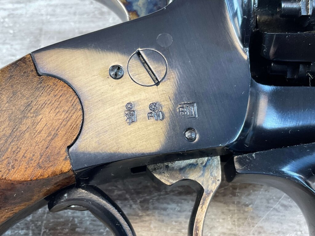 F. LLIPIETTA LEMAT CAVALRY BLACK POWDER .44 CAL W/20GA BARREL REVOLVER, NEW NEVER FIRED, JAMES EARL JONES COLLECTION #5-10953