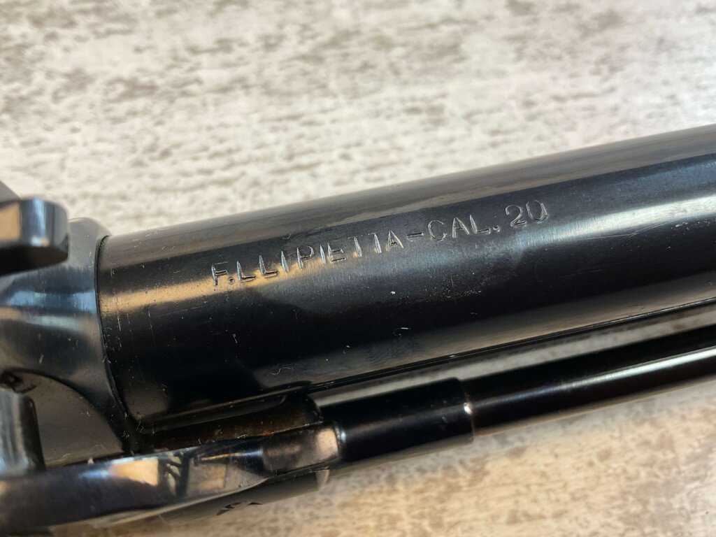 F. LLIPIETTA LEMAT CAVALRY BLACK POWDER .44 CAL W/20GA BARREL REVOLVER, NEW NEVER FIRED, JAMES EARL JONES COLLECTION #5-10953