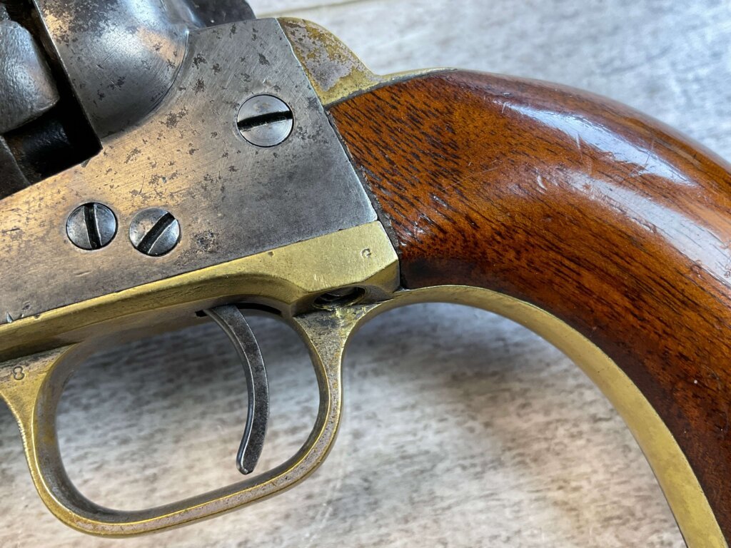 COLT 1849 STAGE COACH .31 CAL PERCUSSION REVOLVER, 1853 MFR, JAMES EARL JONES COLLECTION, ANTIQUE #5-10956