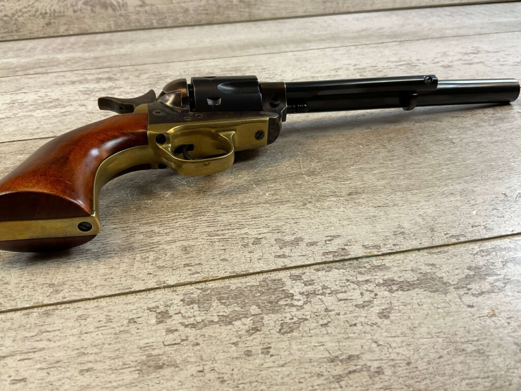 F. LLIPIETTA ITALIAN 1873 TYPE .44 CAL PERCUSSION REVOLVER, JAMES EARL JONES COLLECTION, ANTIQUE #5-10957