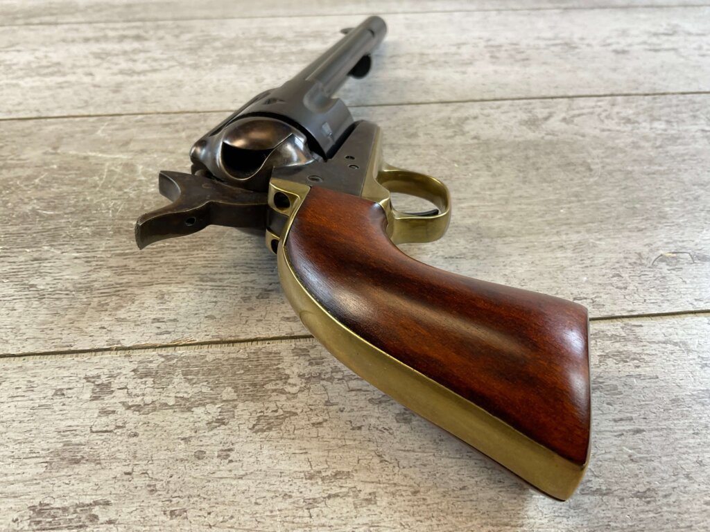 F. LLIPIETTA ITALIAN 1873 TYPE .44 CAL PERCUSSION REVOLVER, JAMES EARL JONES COLLECTION, ANTIQUE #5-10957