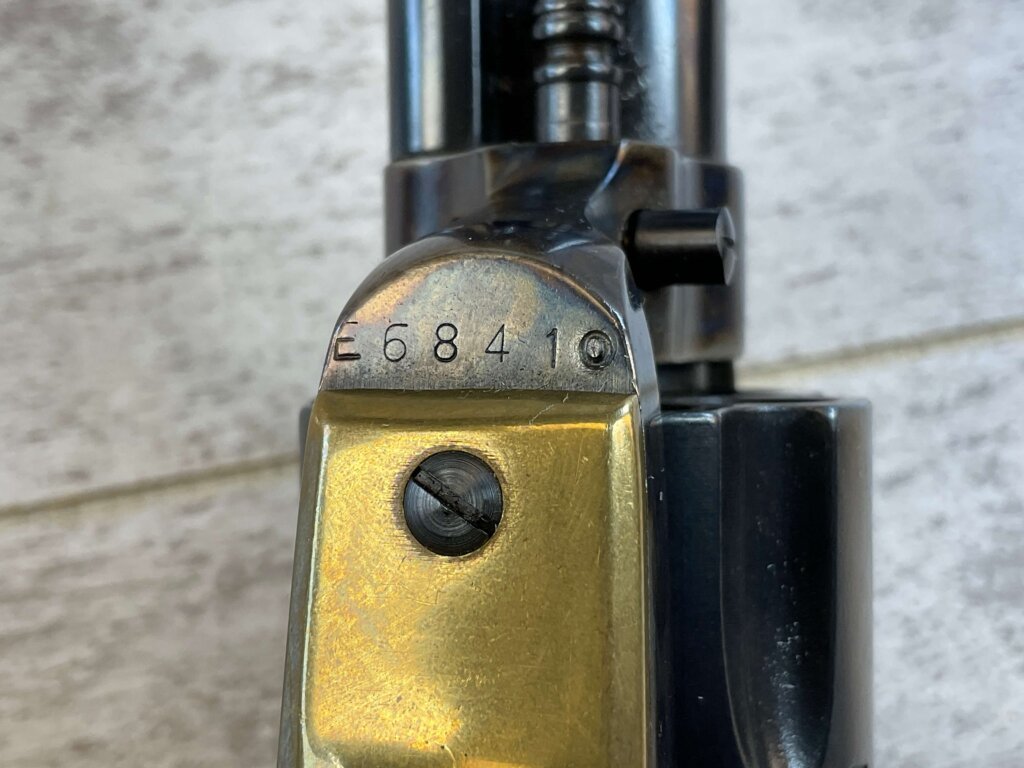 F. LLIPIETTA ITALIAN 1873 TYPE .44 CAL PERCUSSION REVOLVER, JAMES EARL JONES COLLECTION, ANTIQUE #5-10957