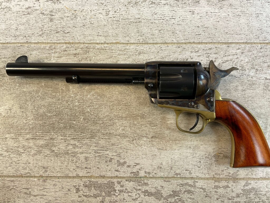 F. LLIPIETTA ITALIAN 1873 TYPE .44 CAL PERCUSSION REVOLVER, JAMES EARL JONES COLLECTION, ANTIQUE #5-10957