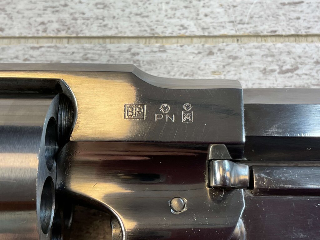 F. LLIPIETTA REMINGTON 1858 STAINLESS STEEL .44 CAL PERCUSSION REVOLVER, JAMES EARL JONES COLLECTION, ANTIQUE #5-10958