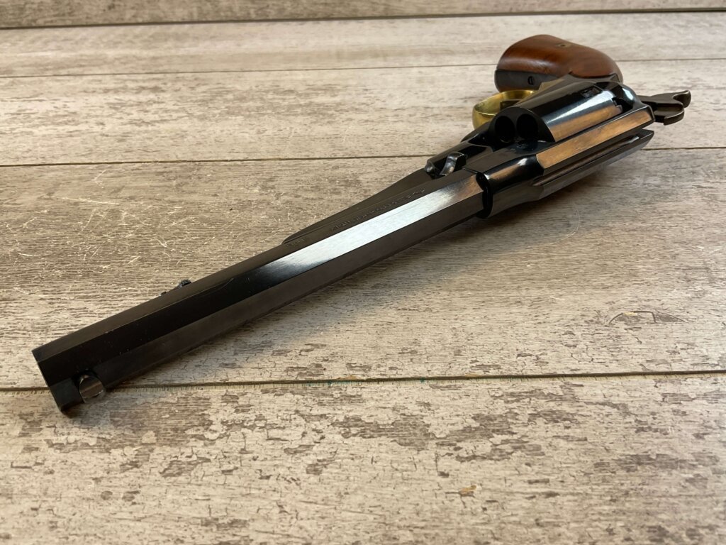 F. LLIPIETTA REMINGTON 1858 BLUED .44 CAL PERCUSSION REVOLVER, JAMES EARL JONES COLLECTION, ANTIQUE #5-10959