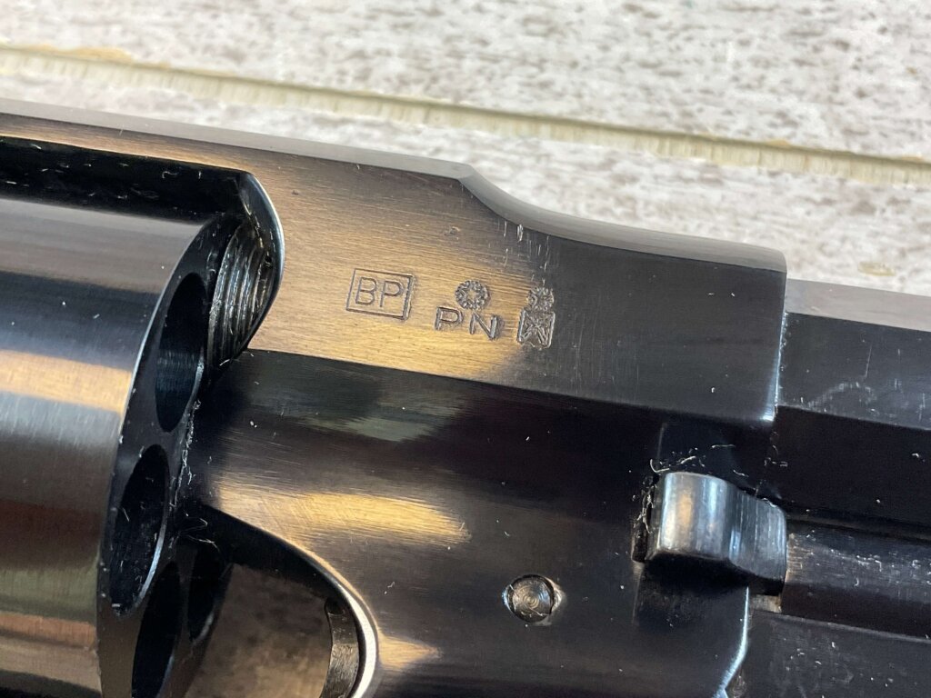 F. LLIPIETTA REMINGTON 1858 BLUED .44 CAL PERCUSSION REVOLVER, JAMES EARL JONES COLLECTION, ANTIQUE #5-10959