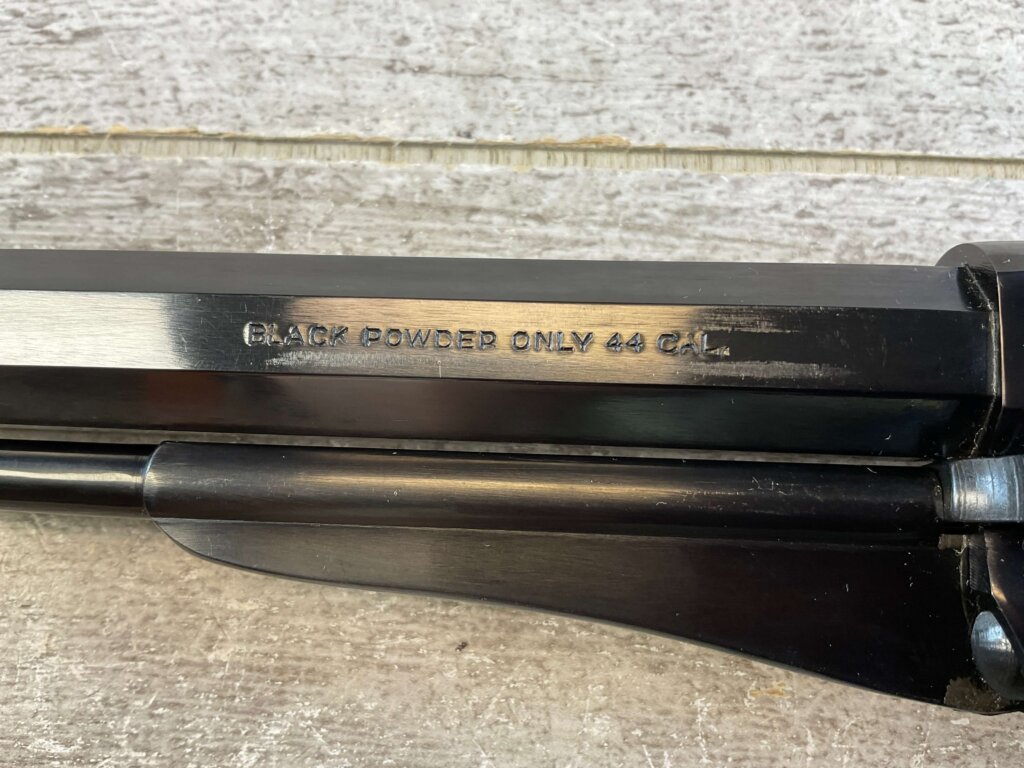 F. LLIPIETTA REMINGTON 1858 BLUED .44 CAL PERCUSSION REVOLVER, JAMES EARL JONES COLLECTION, ANTIQUE #5-10959