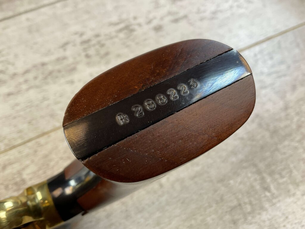 F. LLIPIETTA REMINGTON 1858 BLUED .44 CAL PERCUSSION REVOLVER, JAMES EARL JONES COLLECTION, ANTIQUE #5-10959