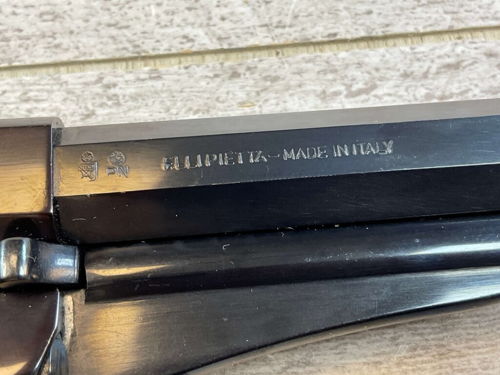 F. LLIPIETTA REMINGTON 1858 BLUED .44 CAL PERCUSSION REVOLVER, JAMES EARL JONES COLLECTION, ANTIQUE #5-10960