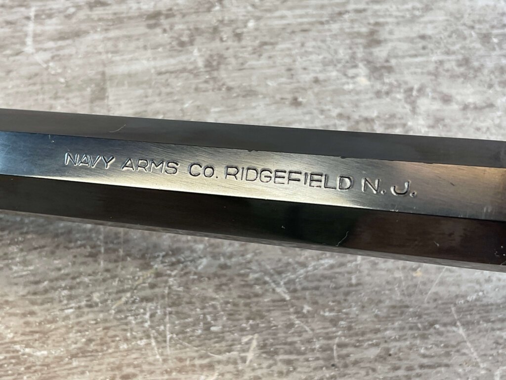 F. LLIPIETTA REMINGTON 1858 BLUED .44 CAL PERCUSSION REVOLVER, JAMES EARL JONES COLLECTION, ANTIQUE #5-10960