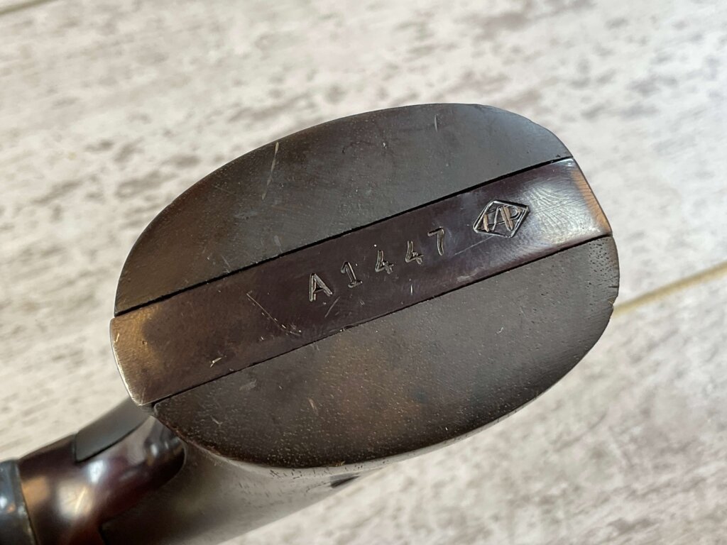 F. LLIPIETTA REMINGTON 1858 BLUED .44 CAL PERCUSSION REVOLVER, JAMES EARL JONES COLLECTION, ANTIQUE #5-10960