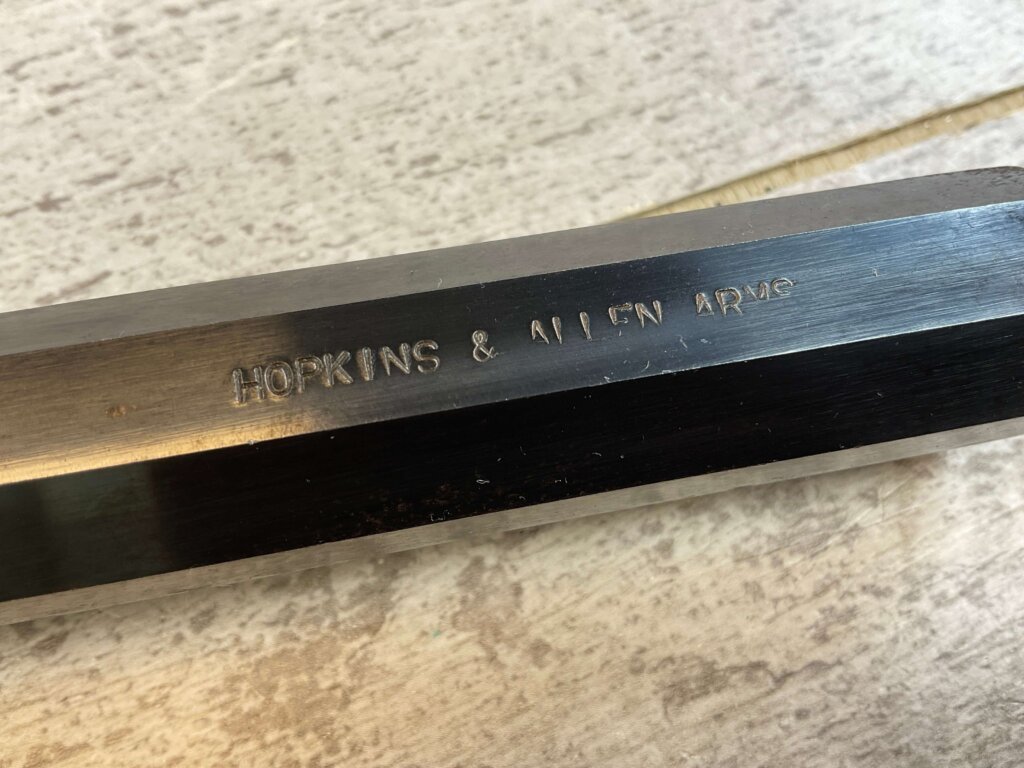 HOPKINS & ALLEN UNDERHAMMER .36 CAL PERCUSSION PISTOL, JAMES EARL JONES COLLECTION, ANTIQUE #5-10962